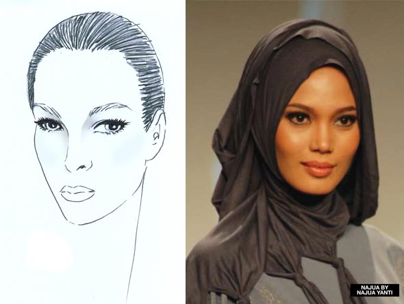 Penggunaan Hijab Sesuai Bentuk Wajah Tutorial Pashmina By Anita Scarf