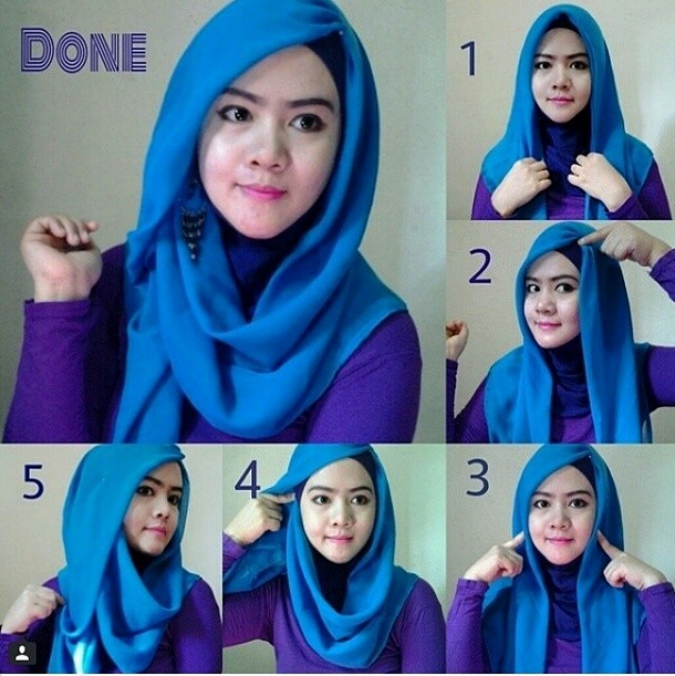 Model 3. Tips Hijab untuk Pipi Chubby image